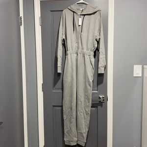 WeWoreWhat heather grey leisure jumpsuit in large